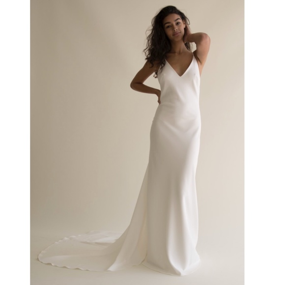 Anais Anette Slip wedding Gown ivory off white - Picture 1 of 9